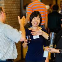 Guests at the Engineering Design Project Preview Event